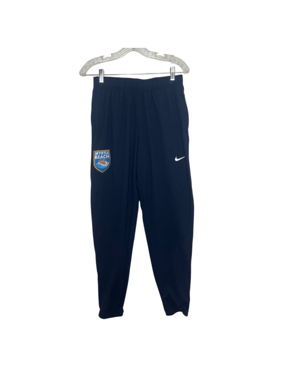 Nike Myrtle Beach Bowl Athletic Pants Joggers Small Blue DriFit